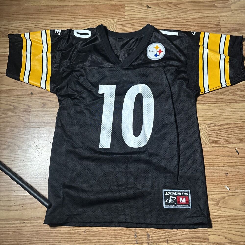 Pittsburgh Steelers Kordell Stewart Logo Athletic Football Jersey Youth Medium